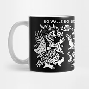 No Walls No Borders Mug